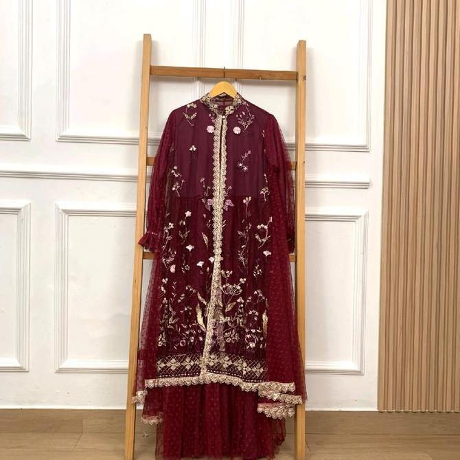 Sale Kc - Selly Gamis Dress - Pakaian Wanita Muslim Hijab Jalan Santai Pesta Kecil Hari Raya Idul Fi