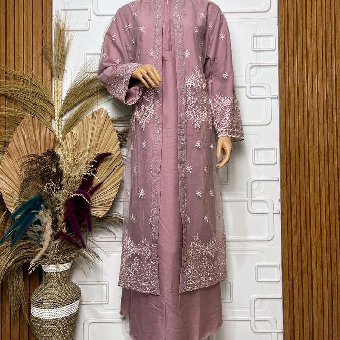 Promo Model (Syakila)Terbaru Gamis Kondangan Bahan (Syakila Premium) Dress Wanita  Kondangan Pesta B