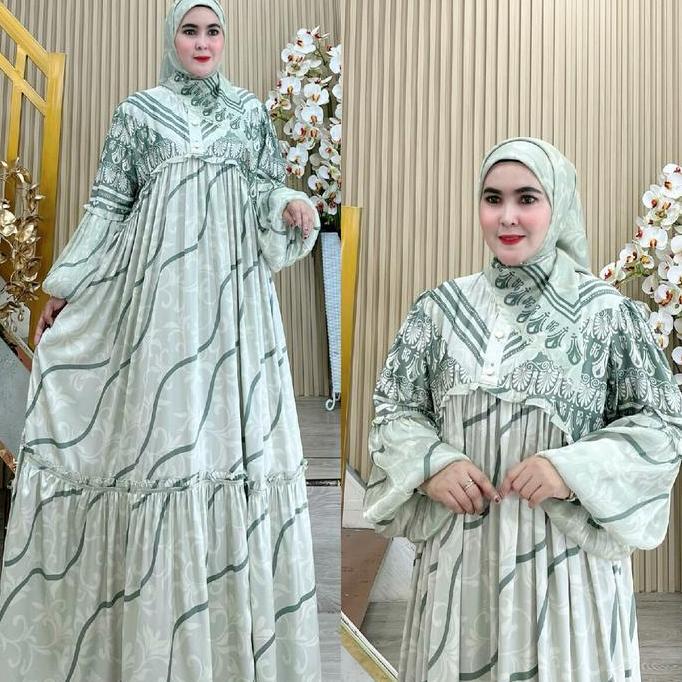 Sale Gamis Mina Series Part 2 Yodizein Full Silky Printing