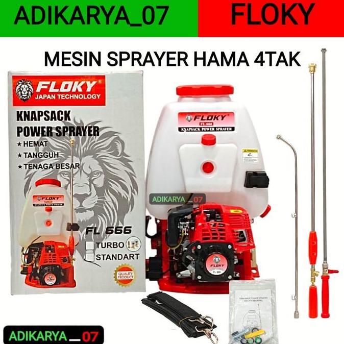 Mesin Semprot Hama 25L TURBO 4TAK Engine Sprayer Hama 4Stroke - Mesin Kabut Power Spayer 4Tak STANDA