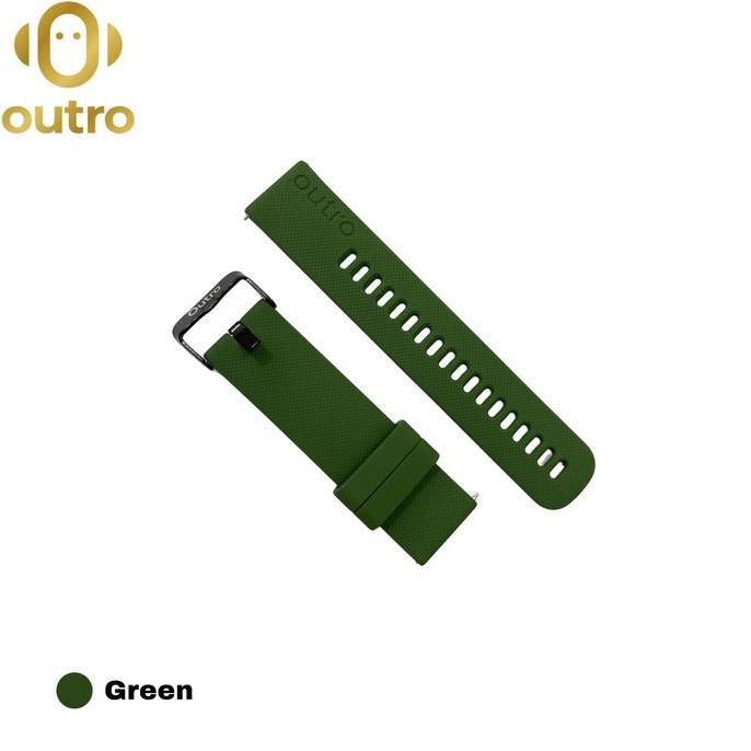 Outro Original 22mm Rubber Smartwatch Strap baik ho