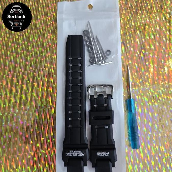 Strap Gshock GA-1000 / Tali Jam Casio GA1000 GW-A1000 Hitam