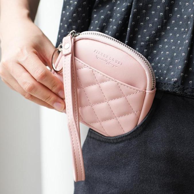 [Exclusive di Tiktok] Dompet Koin Mini Wanita Kulit PU PIERRE LOUES Hanae Wallet