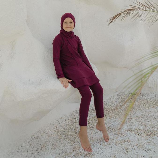 Lee Vierra Layla Burqini Kids, Baju Renang Muslim Anak (TERBAIK) (TERBARU) (TERMURAH)