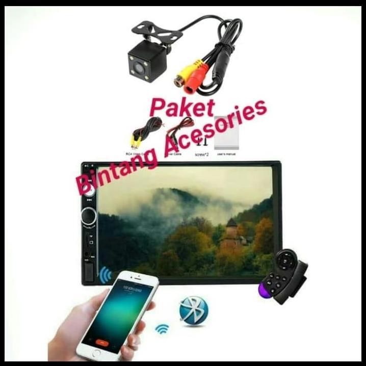 TERMURAH HEAD UNIT DOUBLE DIN & CAMERA MOBIL GRAND MAX/LUXIO WIT ANDROID 