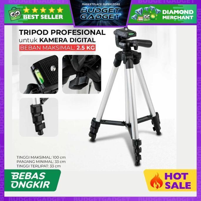 TRIPOD MINI PROFESIONAL KAMERA DIGITAL DSLR GOPRO MIRORLESS KODE 687