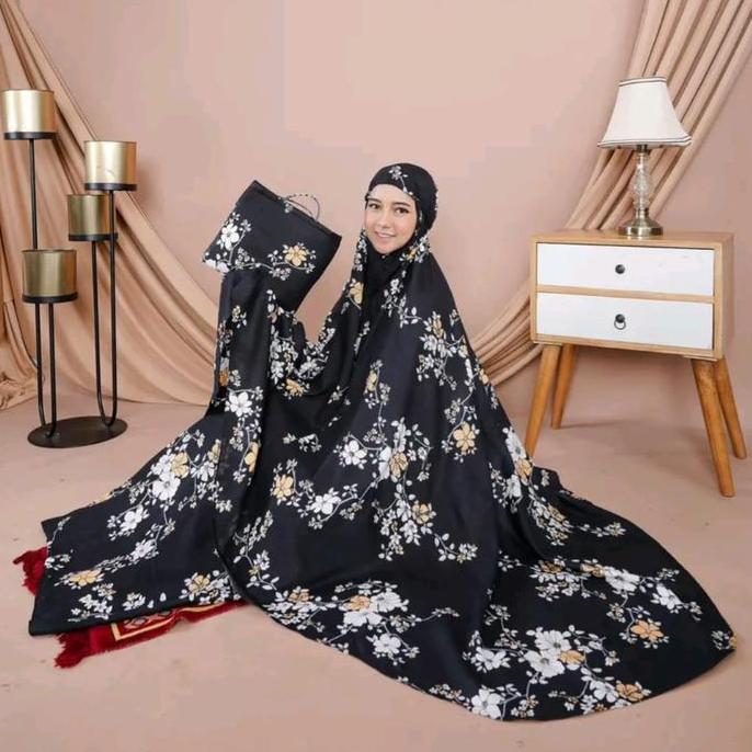 (BEST SELLER) MUKENA DEWASA KATUN RAYON BALI ADEM / MUKENA MOTIF BUNGA CANTIK / MUKENA FUJI TERMURAH