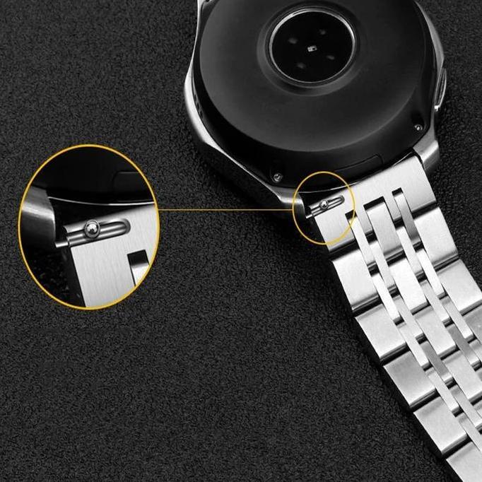STRAP SMARTWATCH FOSSIL GEN 4 5 MODEL STAINLESS STEEL 7 BEADS 22MM