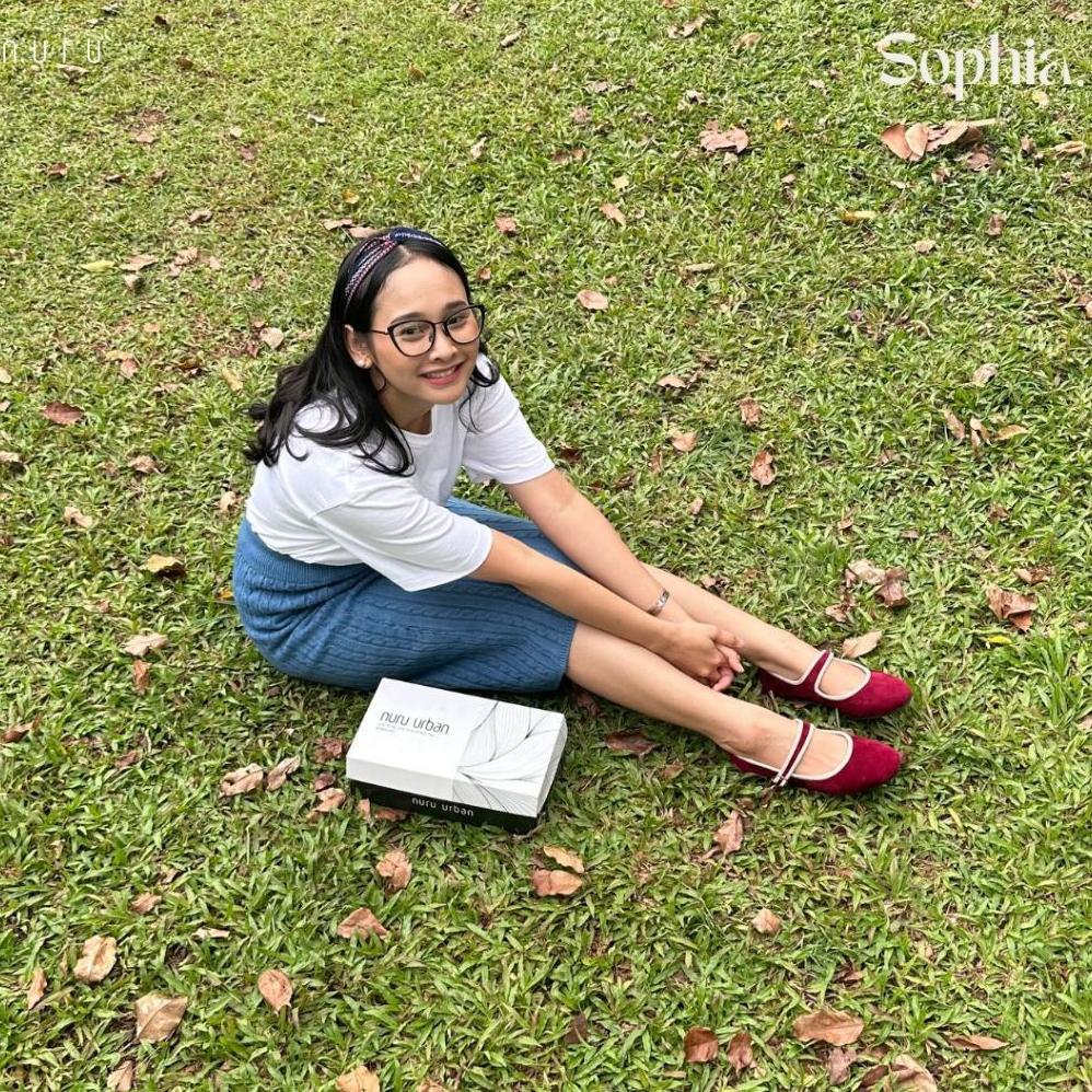 DISKON BESAR Nuru Urban Sophia Sepatu Flatshoes Wanita