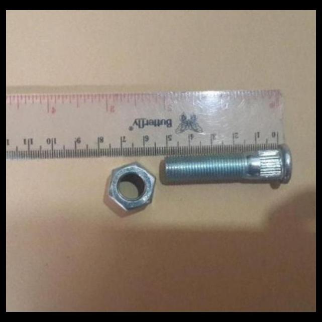 DISKON HUB BOLT/BAUT RODA PANJANG (LONG) CARRY/FUTURA/ERTIGA/ST100/KATANA 