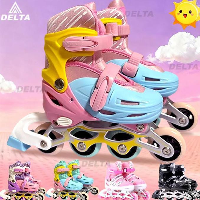 Matougui sepatu anak perempuan/sepatu roda anak perempuan/sepatu roda/sepatu roda dewasaa