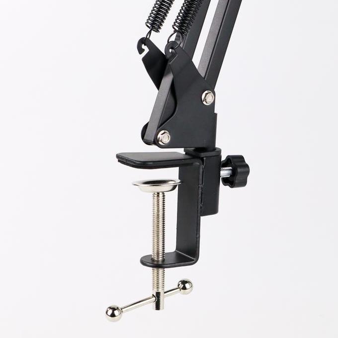 Newall-- Stand Speaker Full Besi Alumunium / Stand Mic Microphone Meja Panjang 72 Cm