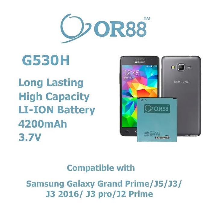 Hradpix- Or88 - Battery Baterai Batre [G530] Compatible With Samsung Grand Prime / J5 / J2 Prime