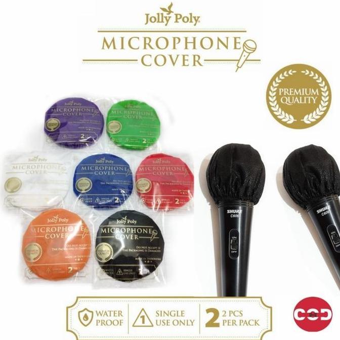 Newall-- Sarung Microphone / Cover Mic /Tisu Mic /Busa Mic Karaoke Murah Bagus