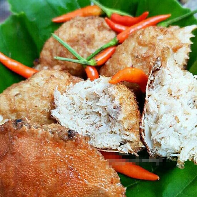 Ketam/kepiting isi khas belitung isi 10pcs, snack/cemilan,lauk
