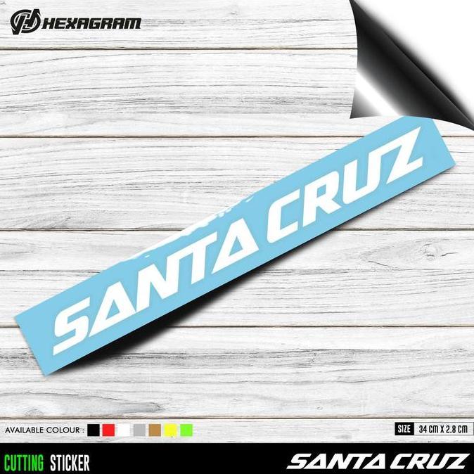 Murah Cutting Sticker Frame Sepeda SANTA CRUZ | Stiker Sepeda SANTA CRUZ Non COD