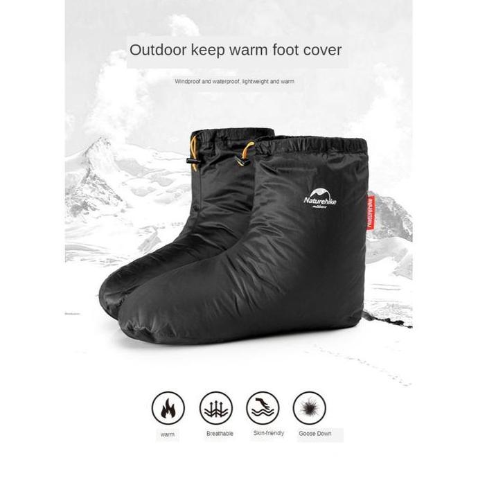 TERBARU SEPATU GOOSE DOWN NATUREHIKE NH18S023-T KAOS KAKI BULU ANGSA CAMPING