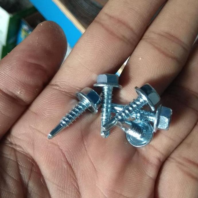 Dnabig- Skrup Baja Ringan Kode L - Paku Roofing - Baut Roofing 10 X 19