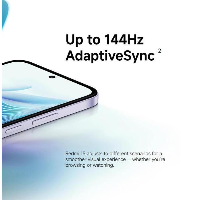 Gasskirim- Xiaomi Redmi 15 8/128 Gb 8/256 Gb Prosesor Snapdragon 685 Mobile 7000 Mah Garansi Resmi