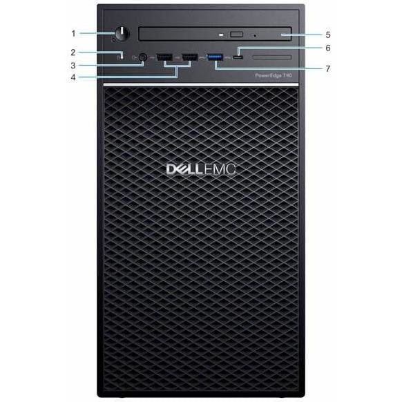 SERVER DELL POWEREDGE T40 INTEL XEON E-2224/8GB/1TB - SERVER DELL T40 ORIGINAL DAN TERPERCAYA