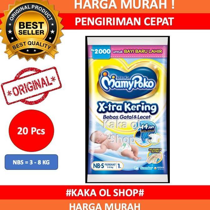 Bybd- Isi 20 Pcs Mamypoko Pants Popok Celana Renceng Xtra Kering Nbs/S/M/L/Xl/Xxl