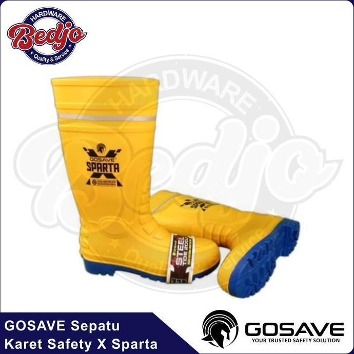 PRESHA.HNF - GOSAVE SEPATU BOOT RUBBER SAFETY X SPARTA