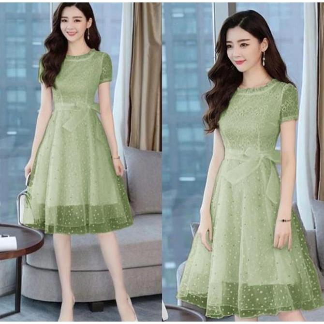Saless Gms - Dres Natalacia Kekinian Gaun Wanita Dewasa Dres Remaja Model Modis Trendy Gaun Remaja E