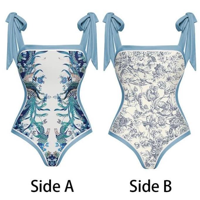 SELENA reversible swimsuit one piece woman + cover up / baju renang wanita / beachwear bali / baju p