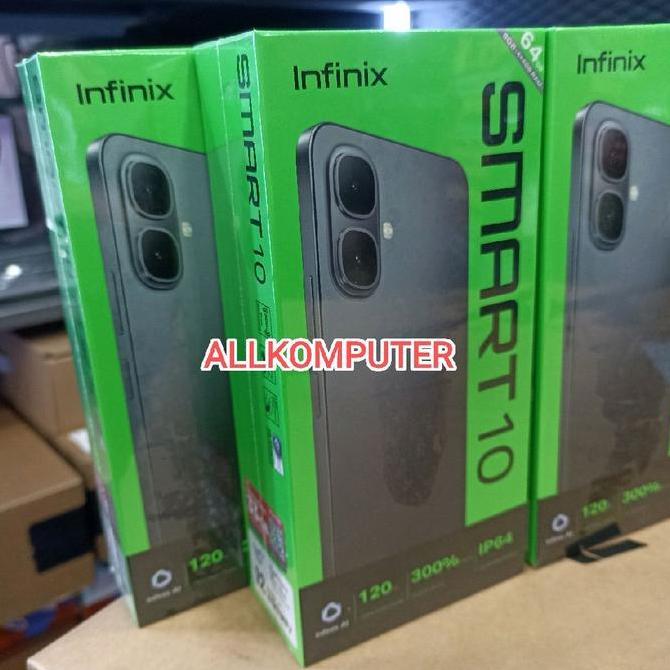 Gasskirim- Infinix Smart 10 4Gb 128Gb Hp Murah Spek Kencang, Layar Besar, Baterai Awet, Cocok Untuk 