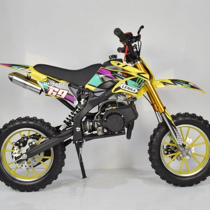 MOTOR MINI ANAK LENKA MINI TRAIL MC 69 49 CC 2 TAK -MOTOR TRAIL MESIN 49CC TOYS ORIGINAL DAN TERPERC