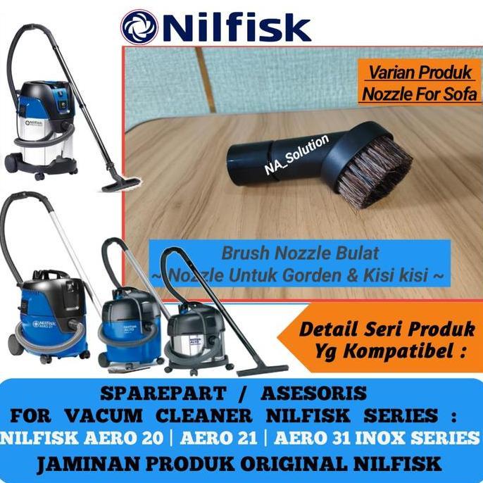 Selang Hose Vacum Cleaner  Nilfisk Aero 21-01 Original & Nozzle Vacum Cleanner Nilfisk Aero 21 -01