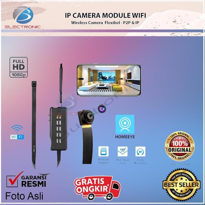 IP CAMERA WIRELESS WIFI/IP 1080 HIDDEN SPY CAMERA MODUL VIDEO KAMERA ORIGINAL DAN TERPERCAYA