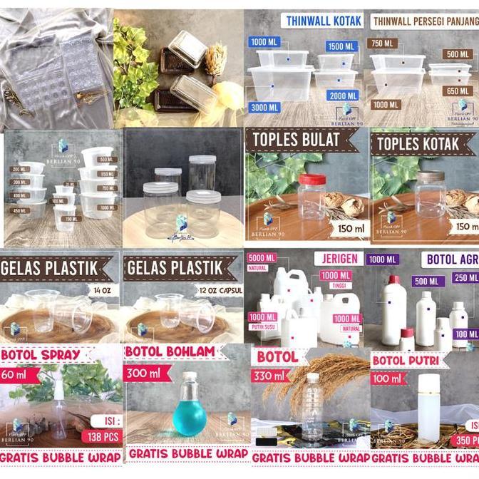 [ 10 Pcs ] Botol Spray 250 ml | Botol Plastik Minyak Wangi Termurah botol  spray