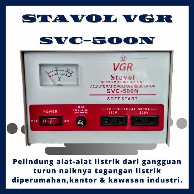 Stavolt VGR SVC-500N - Stabilizer Listrik 500watt