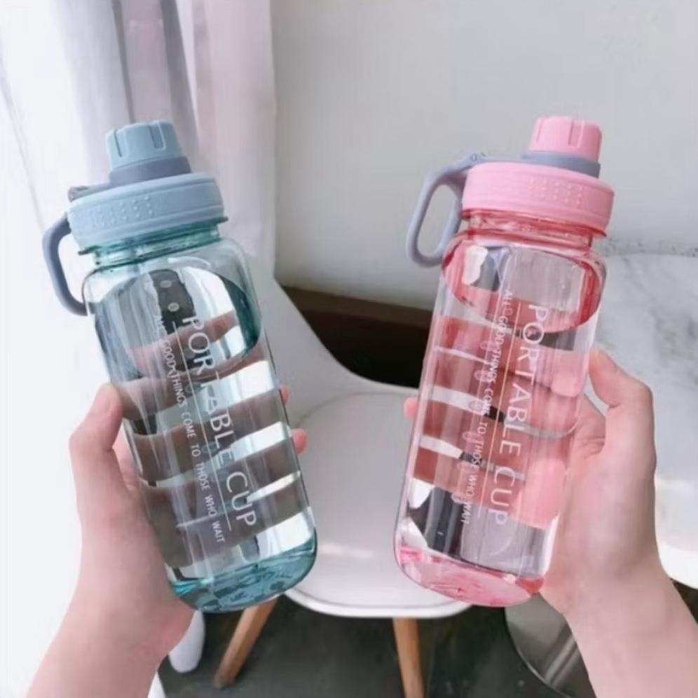 Botol Portable Cup 1000Ml Botol Plastik Portable Cup 1L Botol Minum 1 Liter Botol Portable Botol Min