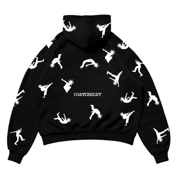 (BEST SELLER) Convergent Boxy Zip Hoodie Keen -  Black Hoodie  Pria wanita unisex