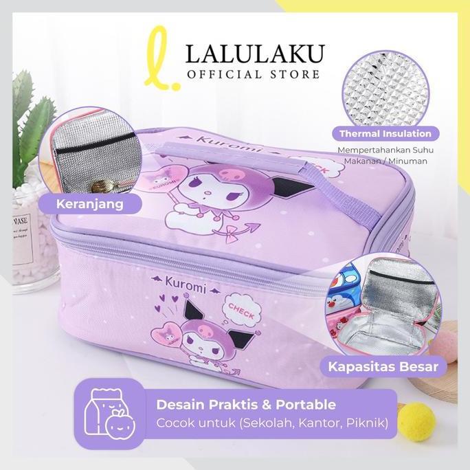 Tempat Bekal Karakter Lunch Bag Handel Tas Bekal Anak TK SD PAUD Anak Laki-laki Perempuan