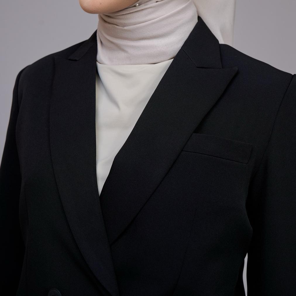 hot deals leia blazer - blazer one set - setelan blazer celana kulot wanita formal casual - womensui