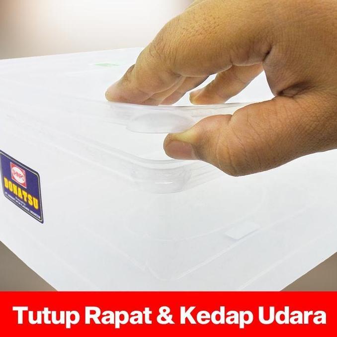 ZEY Grosir Kotak Donat Besar SHINPO 306L /Dimsum/Kue/Roti Plastik / 306 L Wadah Penyimpanan Makanan 