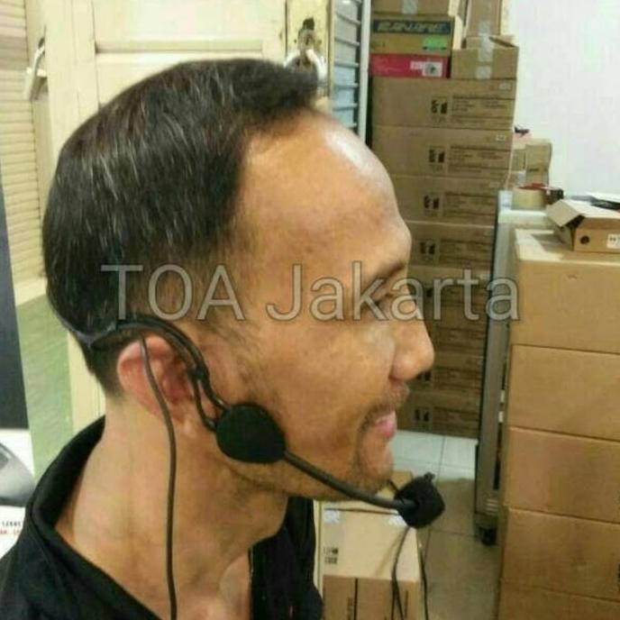 DF53 - MIK HEADSET TOA ZM 370 MIC HEADSET MICROPHONE HEADSET TOA ZM 370