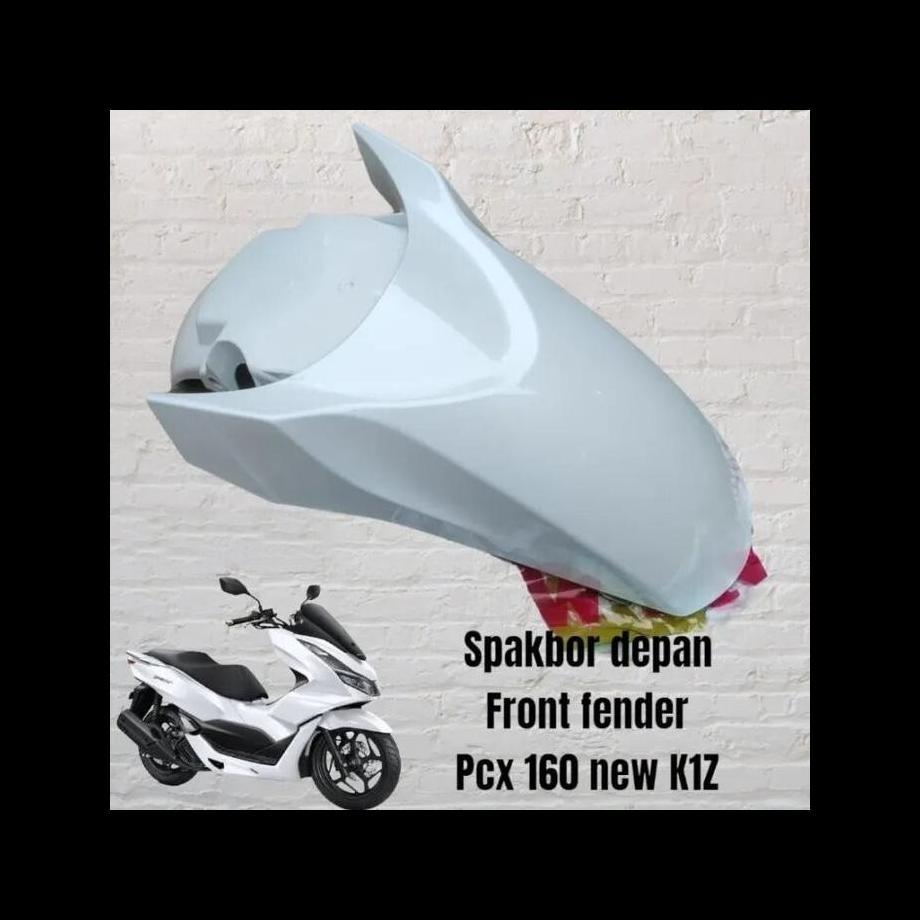 Spakbor Depan PCX New 160 2020 K1Z PCX 160 new 2025 Non Original ABS Variasi Warna Hitam Putih Merah