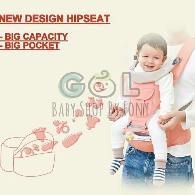 Gendongan Bayi Baby Hipseat Hip Seat Carrier Aiebao 6604 11 in 1 SSC