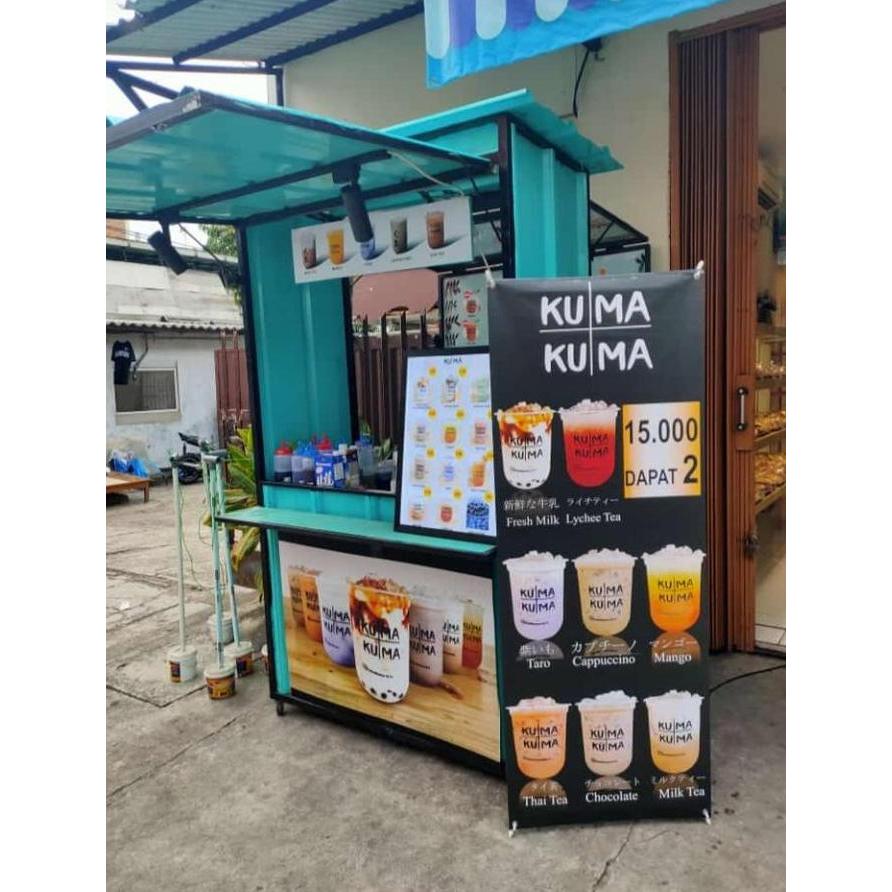 Terlaris Warung Container/Booth Container Murah/Gerobak Booth