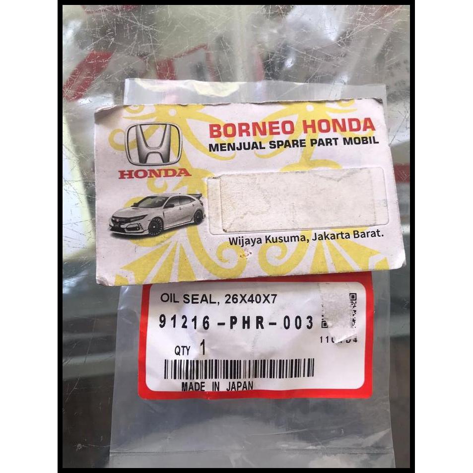 TERMURAH OIL SEAL SIL OLI 26X40X7 AS KOPLING TRANSMISI MANUAL BRIO MOBILIO JAZZ GE8 GK5 CITY GM2 CIV