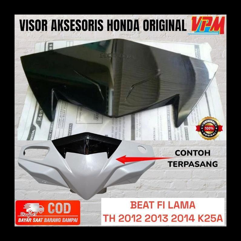aksesoris visor windshield beat fi lama 2012 2013 2014 original honda K25A