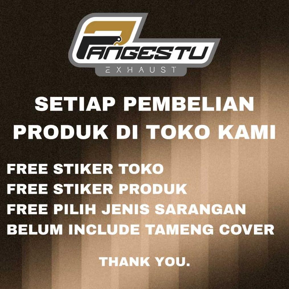 Termurah Knalpot Standar Racing Copy Cms Original Pangestu Exhaust Motor Matic Vario 150 125 Pcx 150