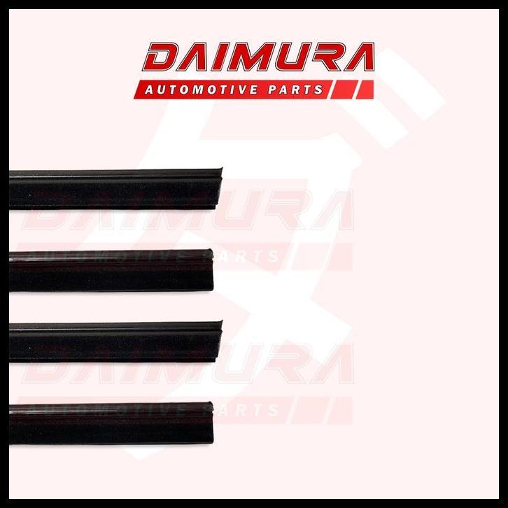 TERBARU KARET PELIPIT LIST LIS KACA WEATHER STRIP MOBIL JAZZ GE8 SET LUAR 