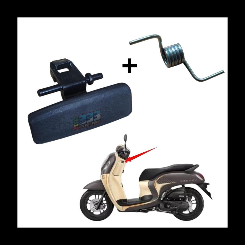 Knob Pocket LTD Tombol Tutup Laci Honda Scoopy New Prestige K2F 2021 - 2024