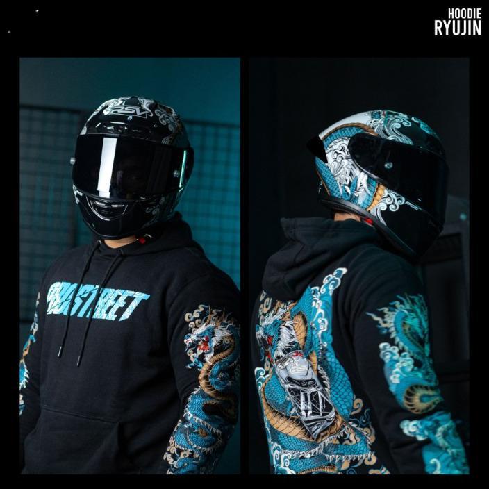 PREMIUM (SABLON) JUMPER HOODIE PROSTREET SUNMORI RYUJIN FULL PRINT UNISEX PRIA WANITA PREMIUM TERMUR