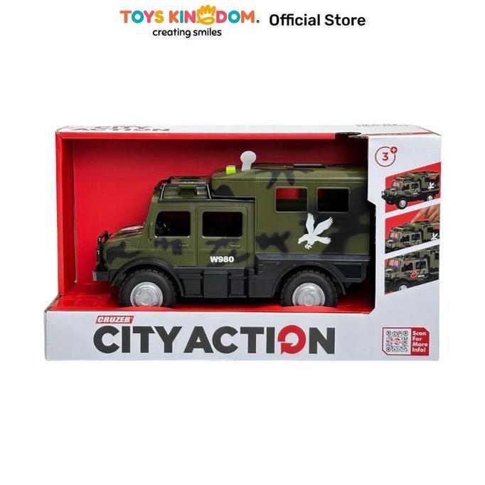CRUZER 1:16 CITY ACTION FRICTION ARMY TRUCK